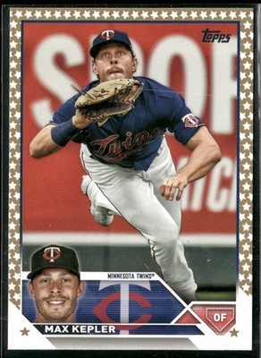 2023 Topps Gold Star #253 Max Kepler - Minnesota Twins - Parallel