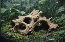 Driftwood Cave Hide - Terrarium  Aquascape Decor