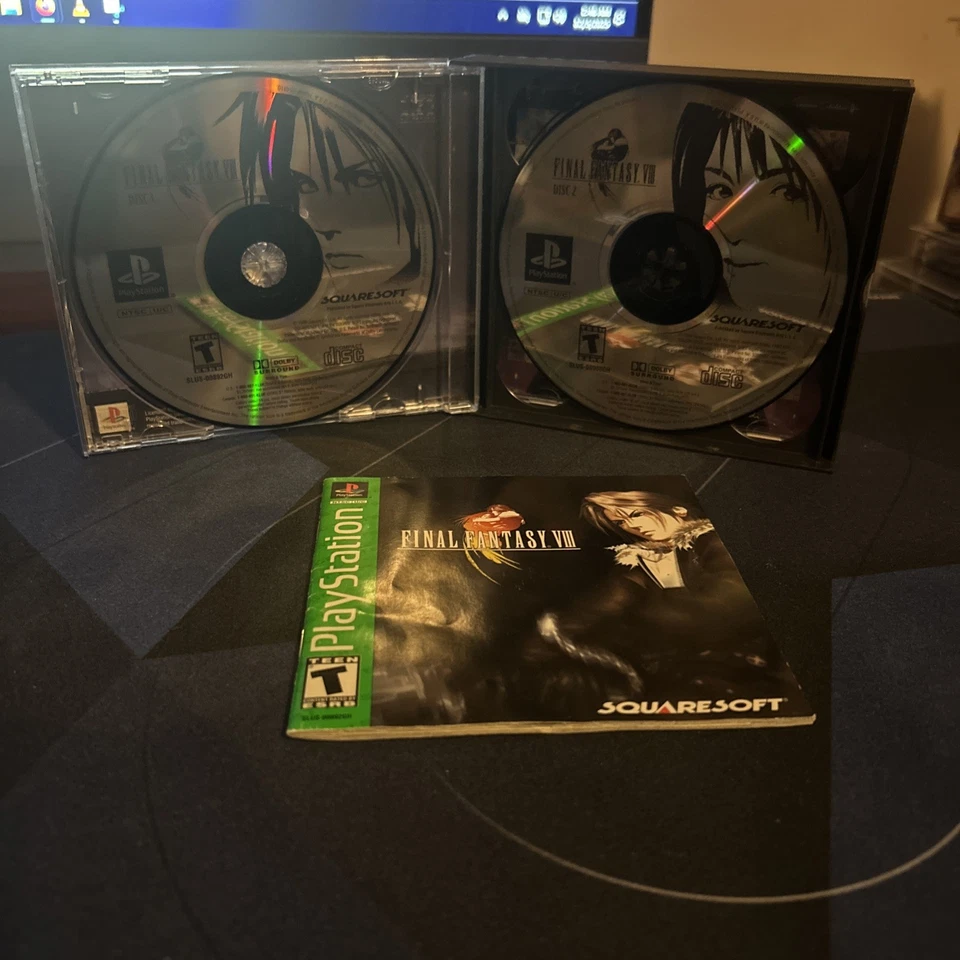 FINAL FANTASY VIII 8 Greatest Hits - Sony PlayStation 1 PS1 COMPLETO EN CAJA CIB Foto 2 de 4