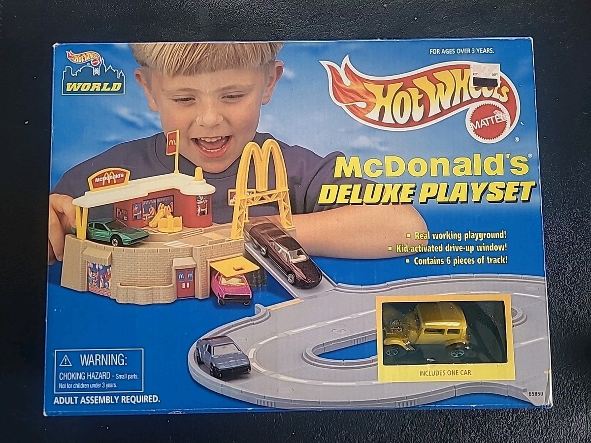 🔥 Hot Wheels McDonald's Deluxe Playset 65850 - 1990s Vintage