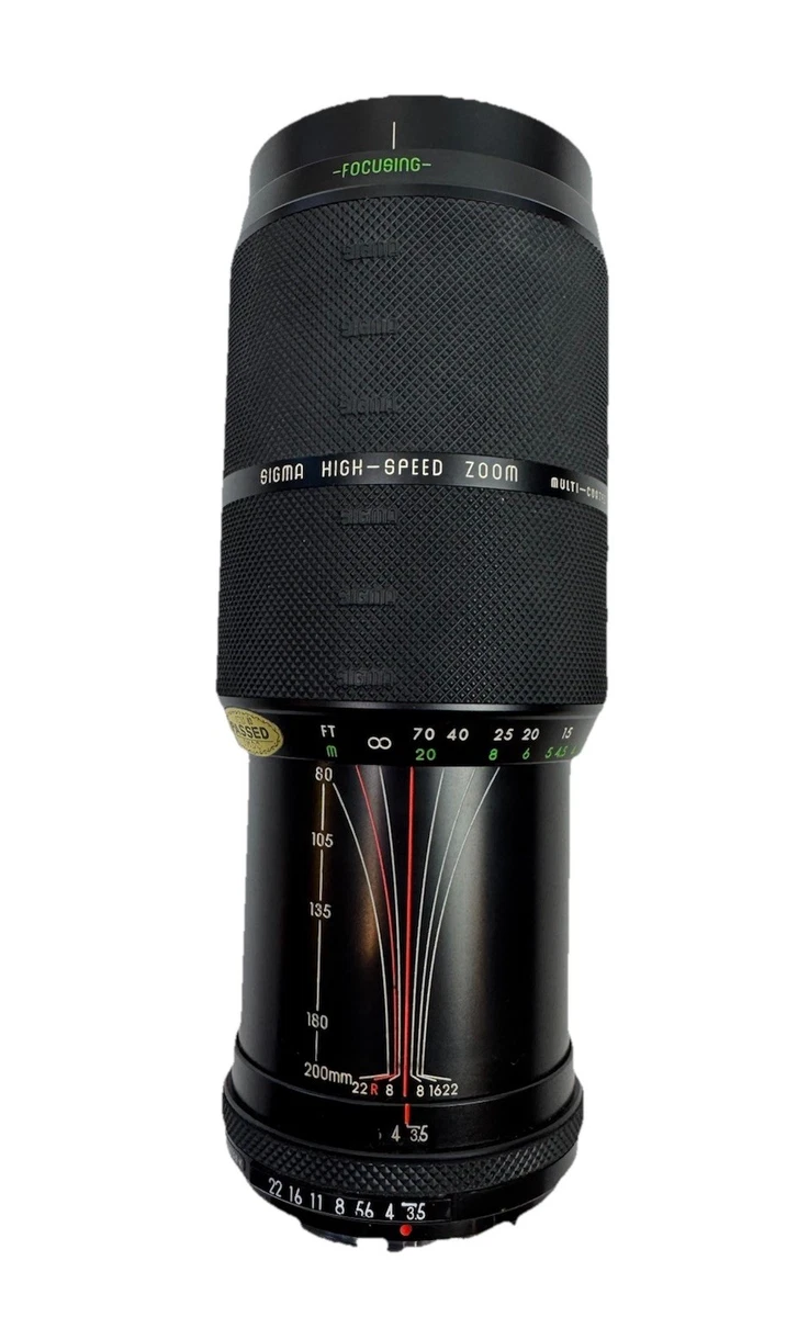 Sigma f/3.5 Camera Lenses 80-200mm Focal for sale | eBay