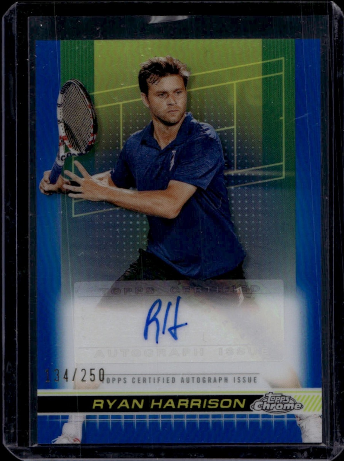 2024 Topps Chrome Ryan Harrison #TCA-RHN Auto I Blue Refractor /250