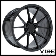 20 Vertini Rf1.2 Gloss Black Concave Wheels Rims Fits Nissan 350z