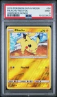 2019 POKEMON SUN & MOON UNBROKEN BONDS #54 PIKACHU-REVERSE FOIL PSA 9