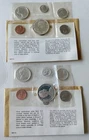 1966 And 1967 Canadian Mint Sets Lot Of Two 80% Silver