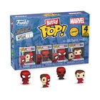 Funko Bitty POP! 4-Pack: Spider-Man - Parker Split Collectible Vinyl Mini-Figure