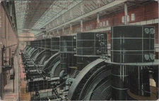 Interior Of 59th Street Electric Power House New York NY 1910s Postcard