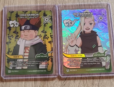 naruto mythos tcg, Team 10, Jutsu, Ino Yamanaka (AA), Choji Akimichi (AA)