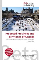 Lambert M. Surhone (U. A.) | Proposed Provinces And Territories Of Canada | Buch