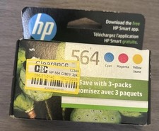 HP 564 C/M/Y 3pk Ink Cartridges - Cyan, Magenta, Yellow N9H57FN 140 : Standard