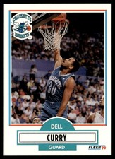 1990-91 Fleer Dell Curry Charlotte Hornets #18