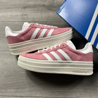Adidas Gazelle Bold Triple Sole 'Light Pink White' Size UK