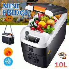 Kompressor 10L Kühlbox -10℃~65℃ Mini Kühlschrank Auto Camping 12V/240V Kühler DE