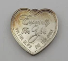 Especially For You Rose 1 oz 999 Silver Heart Round  #335