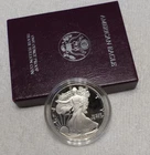 1986 AMERICAN EAGLE ONE DOLLAR ONE OUNCE FINE SILVER COIN