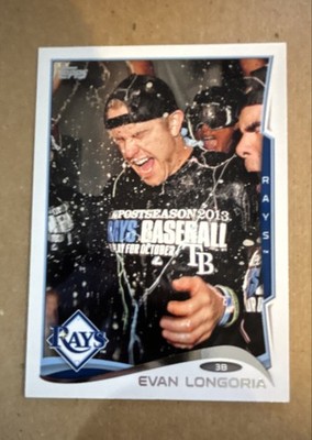 2014 Topps - Evan Longoria #330 Popping Champagne