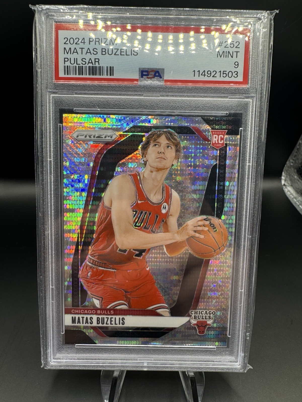 2024-25 Prizm Matas Buzelis RC Pulsar Rookie #252 Bulls 🔥📈