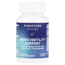 2 X Pink Stork, Men's Fertility Support, 60 Capsules
