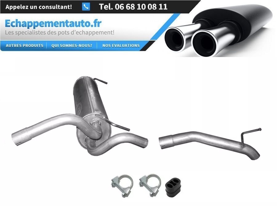 Silencieux échappement Opel Astra J 1.4 Turbo hayon 13329571 852525