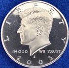 2004-S Kennedy Silver Half Dollar DCAM Ch Proof (Minor Scratches)