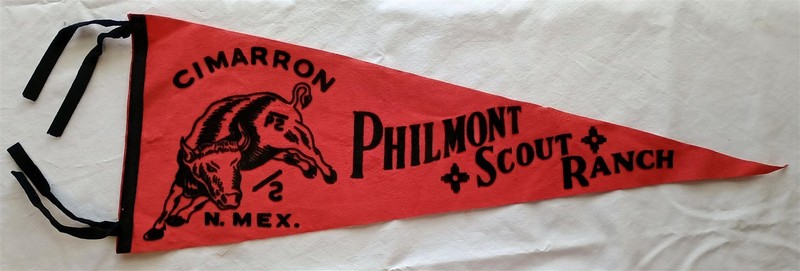 Vintage Cimarron New Mexico Philmont Scout Ranch Souvenir Pennant Boy Scouts