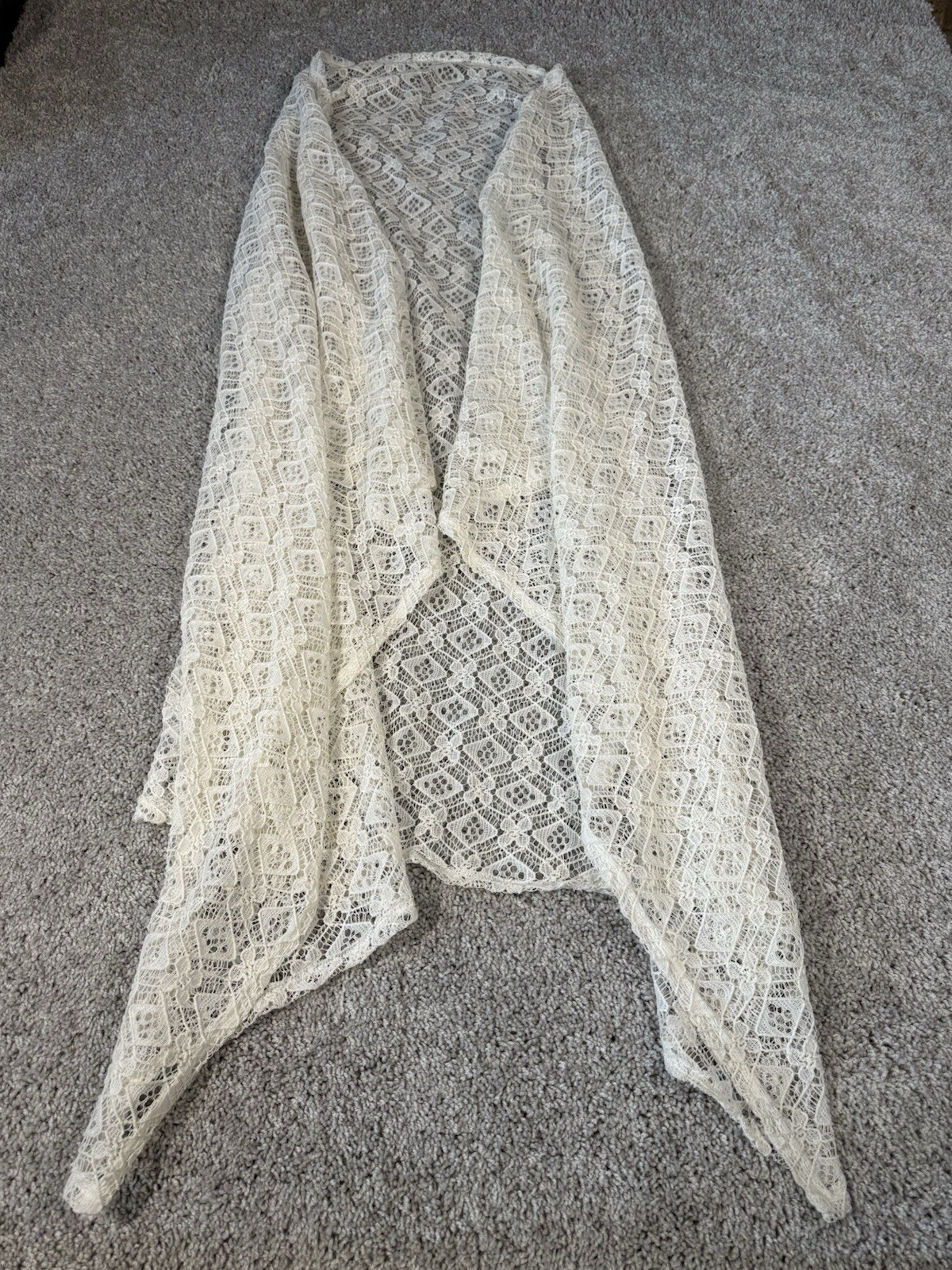Calypso St. Barth Women Ivory Cardigan Size Medium
