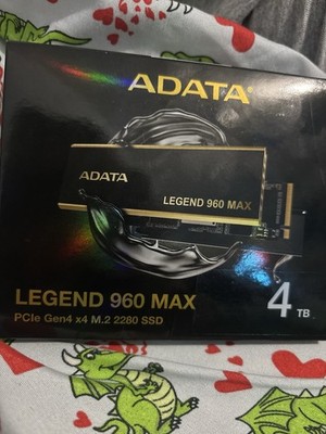Adata 4tb SSD 960 Legend Max with Heatsink PCIe Gen4x4 NVMe M.2 Internal SSD