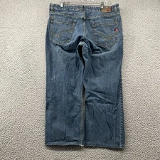 Vintage Quiksilver Quik Jean Mens 38x30 Blue Relaxed Baggy Loose Wide 90s Y2K