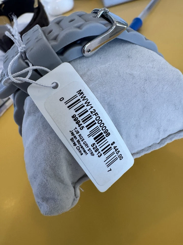 NEW Michele Jelly Bean Large Tahitian Rose Gold Silver Grey Watch MWW12F000098 - Image 2 of 4