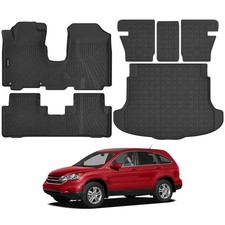 Floor Mat Set for 2007-2011 Honda CR-V NOT FIT Hybrid  All-Weather Floor