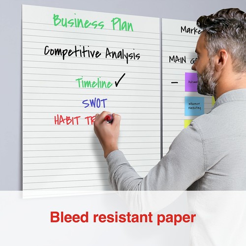 Staples Ultra Sticky Wall Easel Pad 25" x 30" 30 Sheets/Pad 2 Pads/Pack - Picture 3 of 6