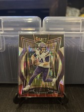 2024 Panini Select - Concourse Sam Darnold #92 Black & Red Shock Prizm