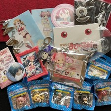 Puella Magi Madoka Magica Goods Lot of Set Sayaka Kyoko Mami Homura Badge Charm