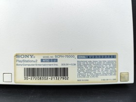 "Region Free" SONY Playstation2 PS2 Slim Console SCPH-75000 Ceramic White