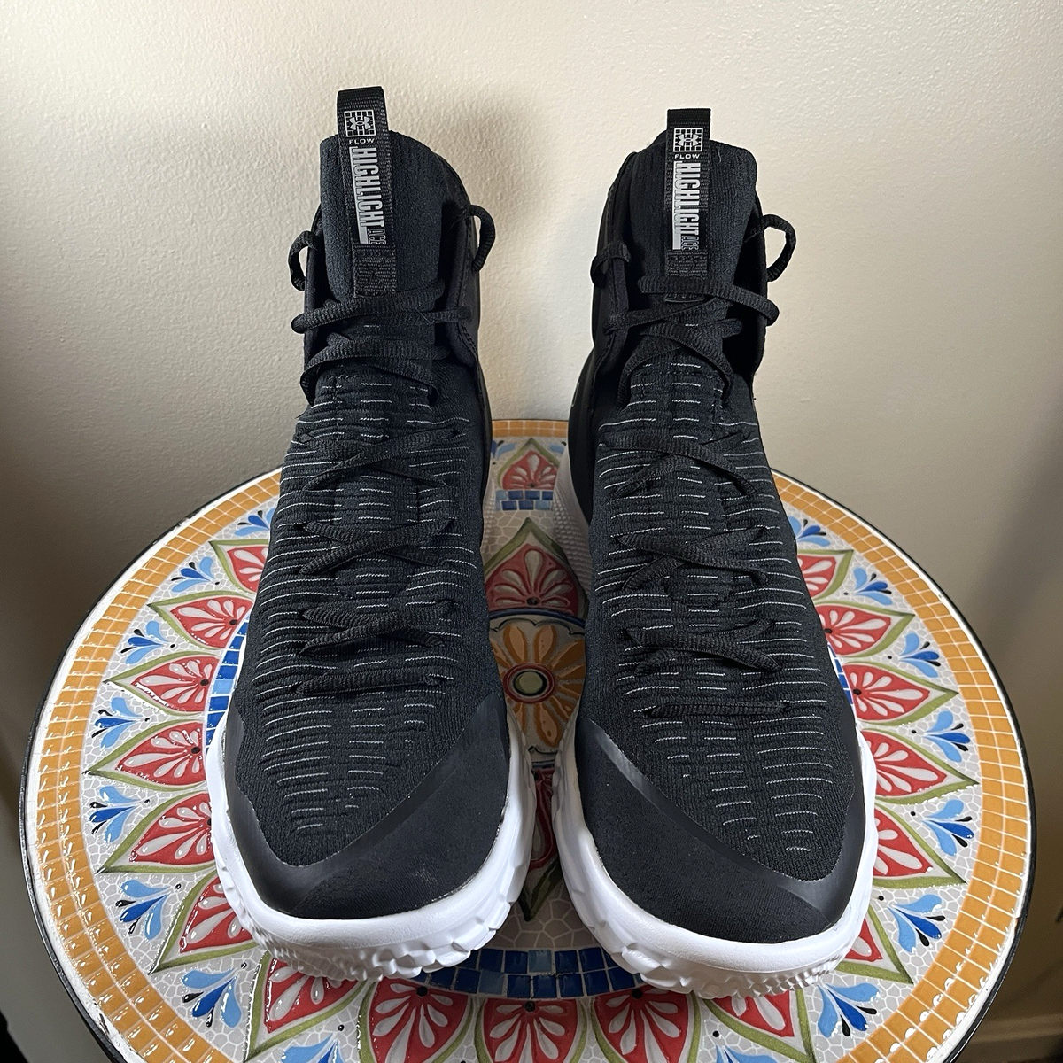 Under Armour UA Ace Highlight Mens Sz 12.5 Court Sneakers 3027083-001 Black Under Armour UA Ace Highlight Mens Sz 12.5 Court Sneakers  main image 2