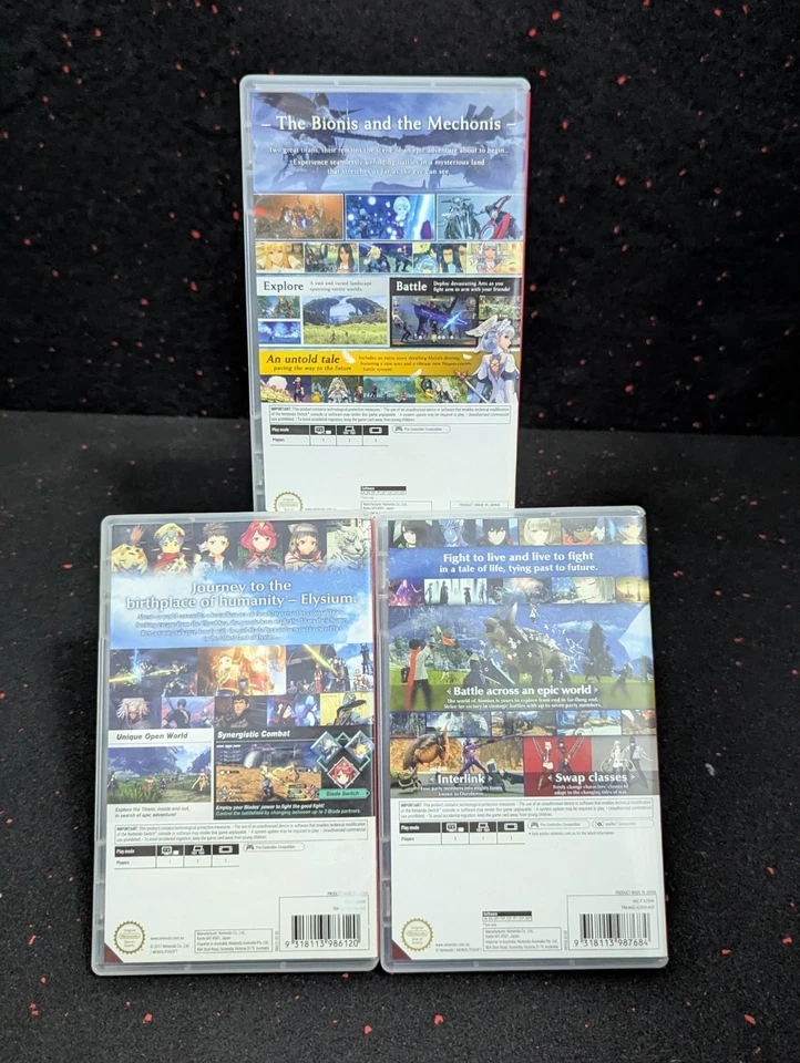 Xenoblade Chronicles Trilogy Collection Nintendo Switch AU Versions VGC - image 2 of 4