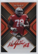 2022 Wild Card Mania Orange Rainbow Nicholas Petit-Frere Rookie Auto RC nd3. rookie card picture