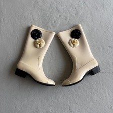 Chanel Rain Boots Size 38
