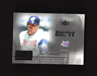 2005 Upper Deck ESPN Espy Award Winners Jim Edmonds #AW-10