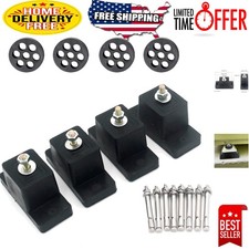 Versatile Shock Absorbing Pads for Air Compressors - 4 Isolation Blocks Included