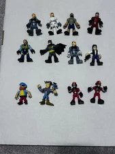 Lot Of 12  3” Action Figures Playskool Fisher-Price Scooby Doo Pirates And Other