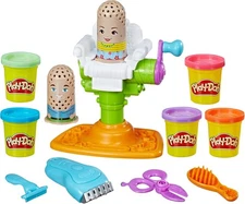Play-Doh Buzz 'n Cut Fuzzy Pumper Barber Shop Set, Electric Original Version 