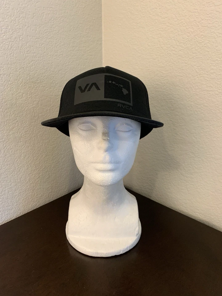 RVCA Islands Balance Box Sombrero de Camionero Negro Informal Exterior Ajustable Foto 2 de 4