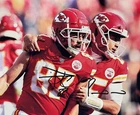 PATRICK MAHOMES - TRAVIS KELCE - CHIEFS -  DUAL SIGNED 8 x 10 PHOTO w/COA