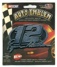 Promark Auto Emblem RYAN NEWMAN #12 Metallic Silver NIP NOS   N15