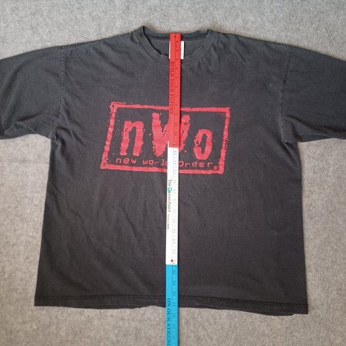 Vintage NWO New World Order T Shirt Mens XXL Black Wrestling Graphic WWE WWF - Picture 7 of 19