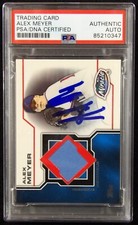 Alex Meyer Signed 2013 Topps Pro Debut Minor League Materials Card #MLM-AME PSA