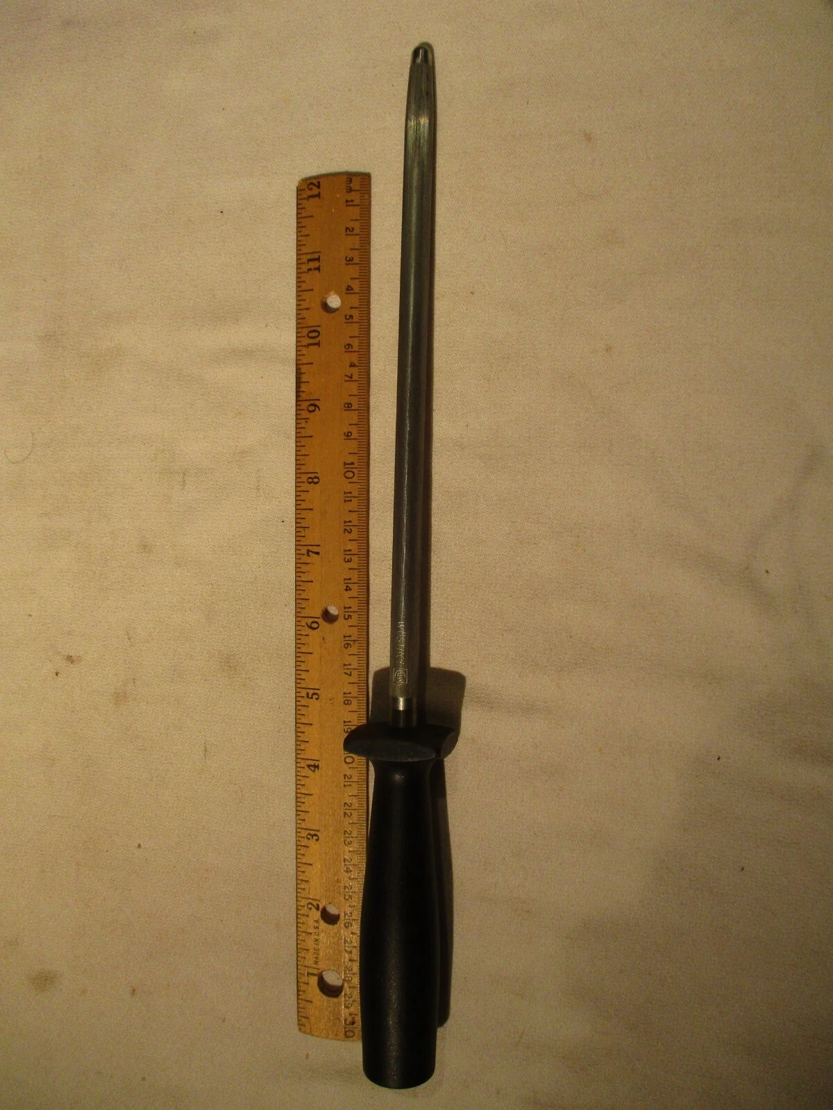 VINTAGE WUSTHOF DREIZACK HARTVERCHROMT HONING STEEL 14"