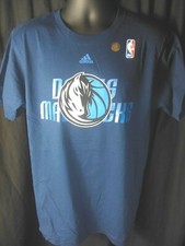 Dallas Mavericks NBA Men's Adidas Shirt Large