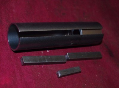 Extended 1 to 1 1/ 8 inch 1/4'' Key Gas Engine pulley Crank Shaft Sleeve adapter 